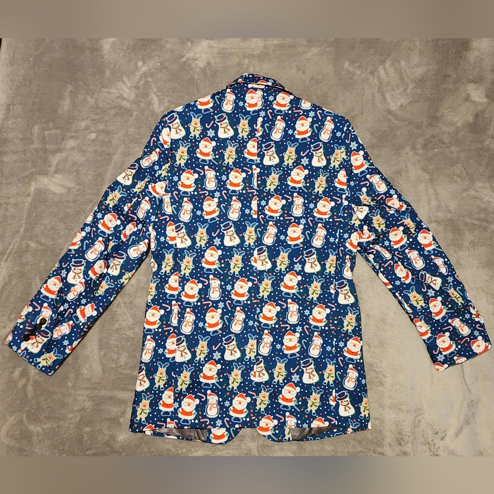 'YOU LOOK UGLY TODAY' Men's Funny Christmas Costume Tuxedo Suit - Size XS - Picture 8 of 16